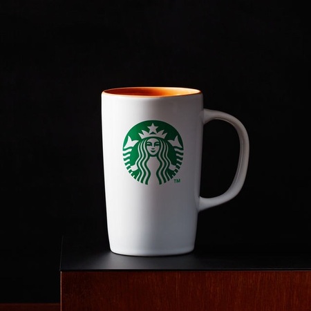 Starbucks City Mug 2015 Luster Ceramic Mug Orange 12oz