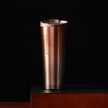 Starbucks City Mug 2015 Gradient Copper Stainless Steel Tumbler