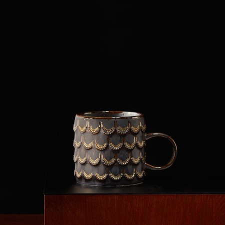 Starbucks City Mug 2015 Anniversary Gold Scales Mug