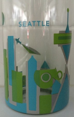 Starbucks City Mug You Are Here Seattle Water Bottle