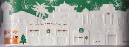 Starbucks City Mug 2015 Tainan Green Relief