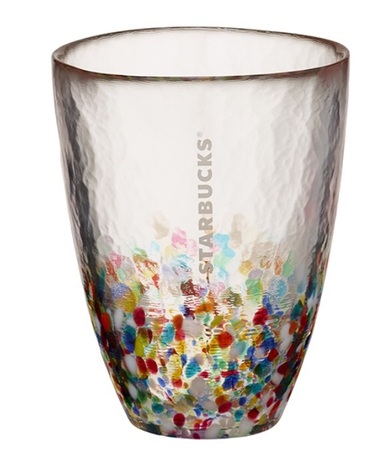Starbucks City Mug 2015 Colored Dots Glass 300 ml