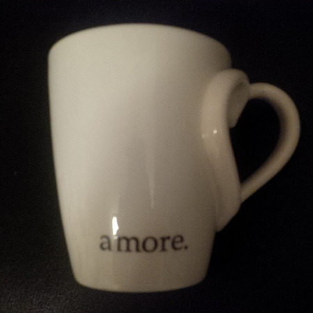 Starbucks City Mug White Valentine mug - Heart handle - Amore