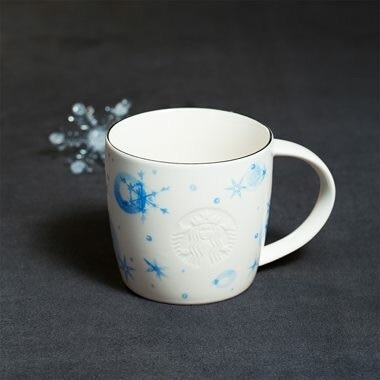 Starbucks City Mug 2015 Dot Collection Snowflake Logo Mug