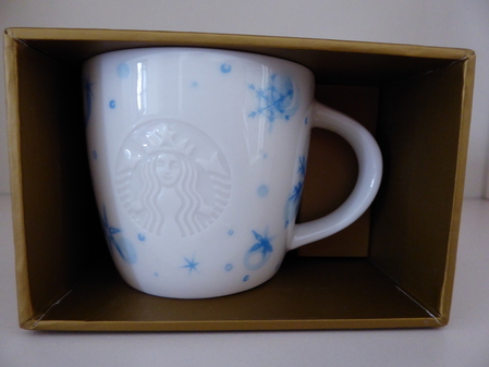 Starbucks City Mug 2015 Dot Collection Snowflake Demi