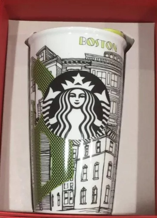 Starbucks City Mug 2015 Boston Double Wall Traveler
