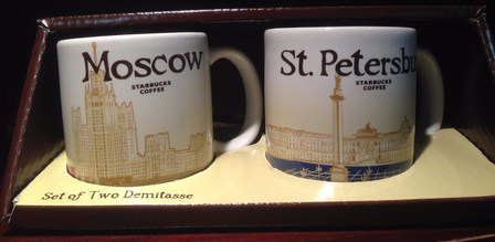 Starbucks City Mug St.Petersburg Demitasse