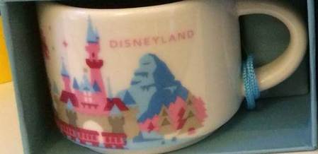 Starbucks City Mug Disneyland ornament