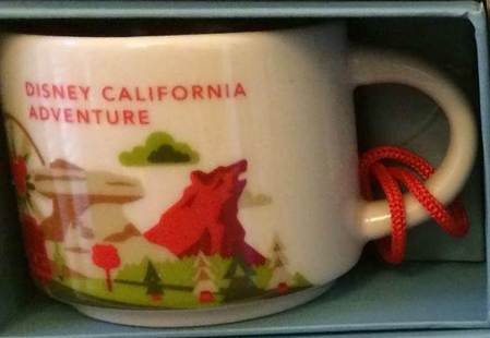 Starbucks City Mug Disney California Adventure Ornament