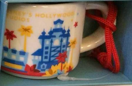 Starbucks City Mug Disney's Holywood Studios Ornament