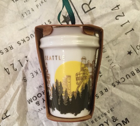 Starbucks City Mug 2015 Seattle Ornament