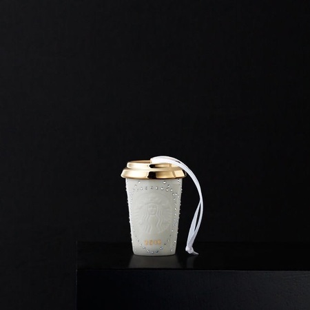 Starbucks City Mug 2015 White Swarovski Ornament