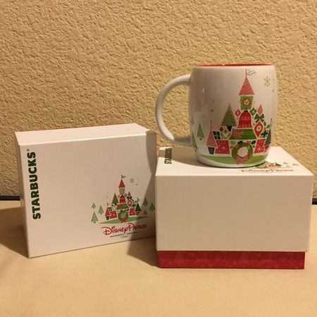 Starbucks City Mug Disneyland Diamond Celebration Christmas Mug