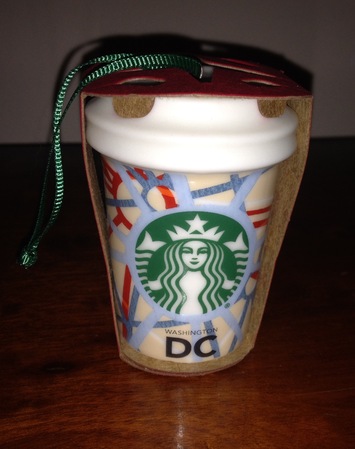 Starbucks City Mug 2015 Washington D.C. Ornament
