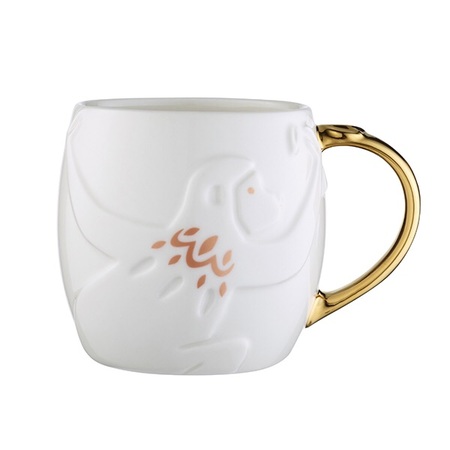 Starbucks City Mug 2016 CNY Monkey Gold Handle Mug