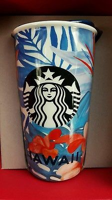 Starbucks City Mug 2015 DOT Collection Starbucks Hawaii Ceramic Holiday double walled tumbler