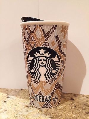 Starbucks City Mug 2015 DOT Collection Texas Starbucks Ceramic Holiday double walled tumbler