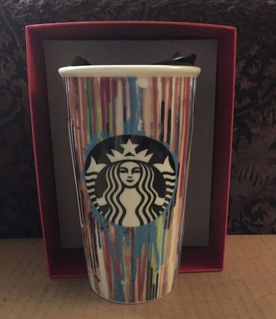 Starbucks City Mug Color Drips
