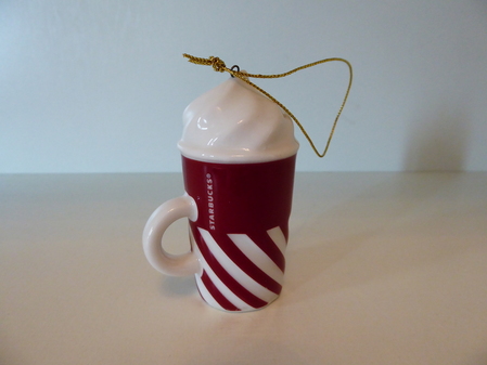 Starbucks City Mug 2015 Candy Swirl Ornament