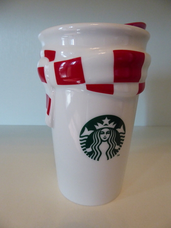 Starbucks City Mug Christmas Scarf Double Wall Mug 10oz