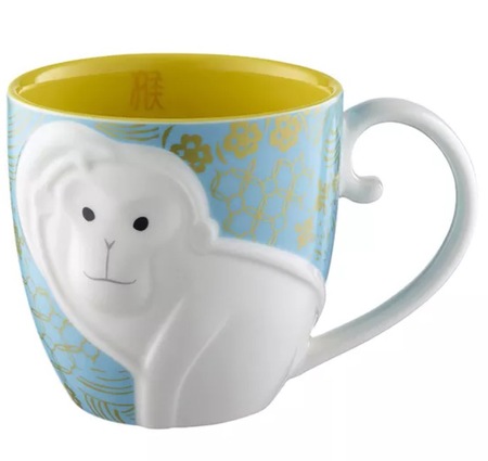 Starbucks City Mug 2016 CNY Giftbag Monkey Mug