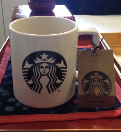 Starbucks City Mug 2015 Made in USA black logo mug
