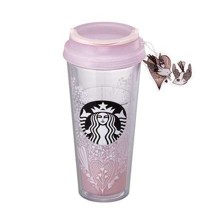 Starbucks City Mug 2016 Pink Lovebirds Tumbler