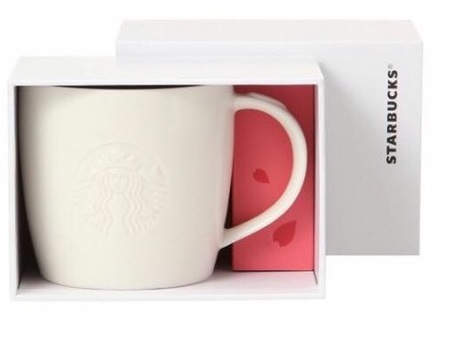 Starbucks City Mug 2016 Sakura Pink Logo Mug 380ml