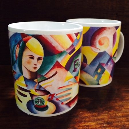 Starbucks City Mug Abstract Art - 2000 Barista