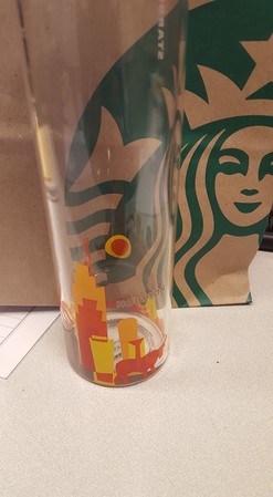 Starbucks City Mug You Are Here Houston Water Bottle