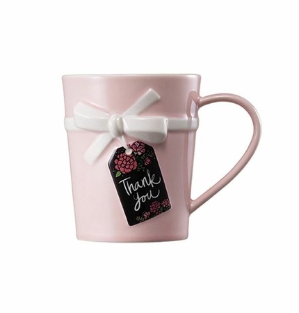 Starbucks City Mug 2016 Pink Thank you Mug