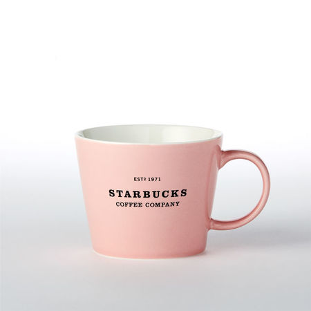 Starbucks City Mug 2016 Tapered Heritage Mug Pink 12oz