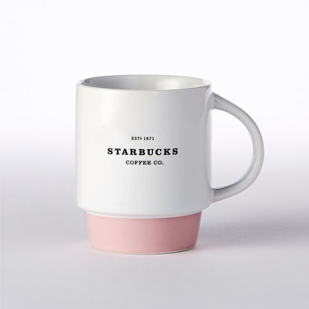 Starbucks City Mug 2016 Stackable heritage Mug Pink 12oz