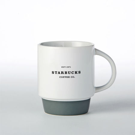 Starbucks City Mug 2016 Stackable Heritage Mug grey 12oz