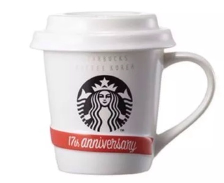 Starbucks City Mug Korea 17th Anniversary Demi