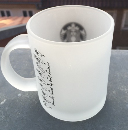 Starbucks City Mug 2016 Deaf Partners Glass Mug