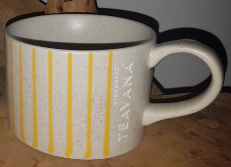 Starbucks City Mug 2016 Starbucks Teavana Yellow Stripes Mug