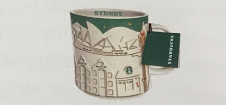 Starbucks City Mug 2016 Sydney Green Relief V.2