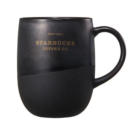 Starbucks City Mug 2016 Heritage Black Charcoal Mug
