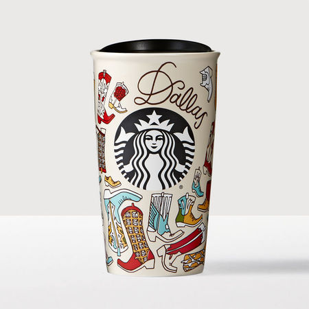 Starbucks City Mug 2016 Dallas Double Wall Traveler