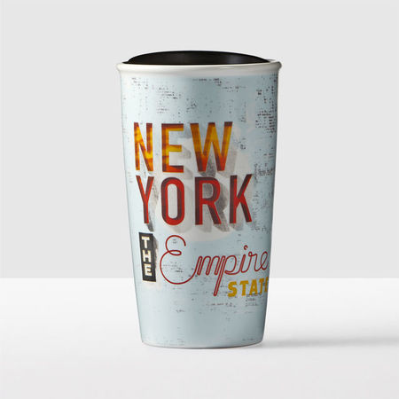 Starbucks City Mug 2016 New York State Double Wall Traveler