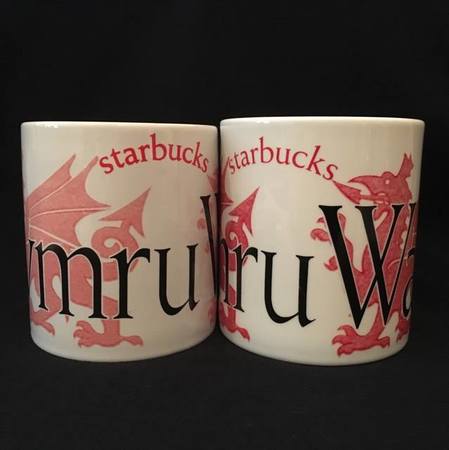 Starbucks City Mug Wales, made in Thailand, 2001