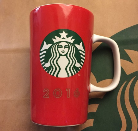 Starbucks City Mug 2016 Red Cup 12oz