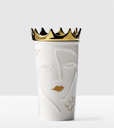 Starbucks City Mug 2016 Siren with Removable Gold Crown Double Wall Traveler