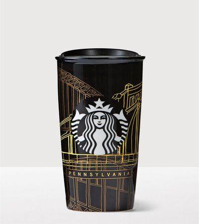 Starbucks City Mug 2016 Pennsylvania Double Wall Traveler