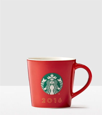 Starbucks City Mug 2016 Red Holiday Demi Cup