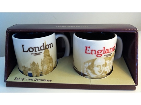 Starbucks City Mug England (Shakespeare) - Global Icon Demitasse