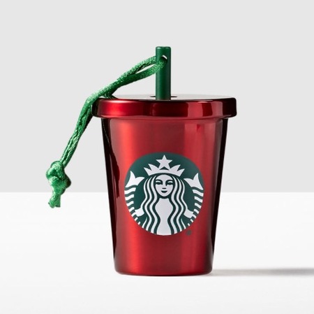 Starbucks City Mug 2016 Red Cold Cup Ornament