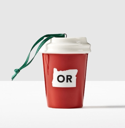 Starbucks City Mug 2016 Oregon State Ornament