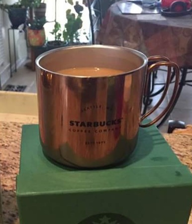 Starbucks City Mug 2016 Copper Heritage Camping Cup
